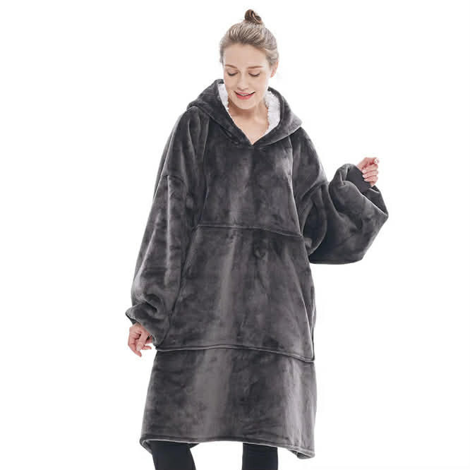 Kósýpeysa -Dökk Grá - Fullorðins