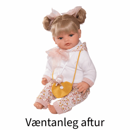 Dúkka með hljóðum - 42cm - Ljóshærð