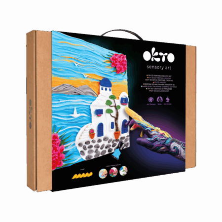Okto 3D Málverk Creative Set: Santorini