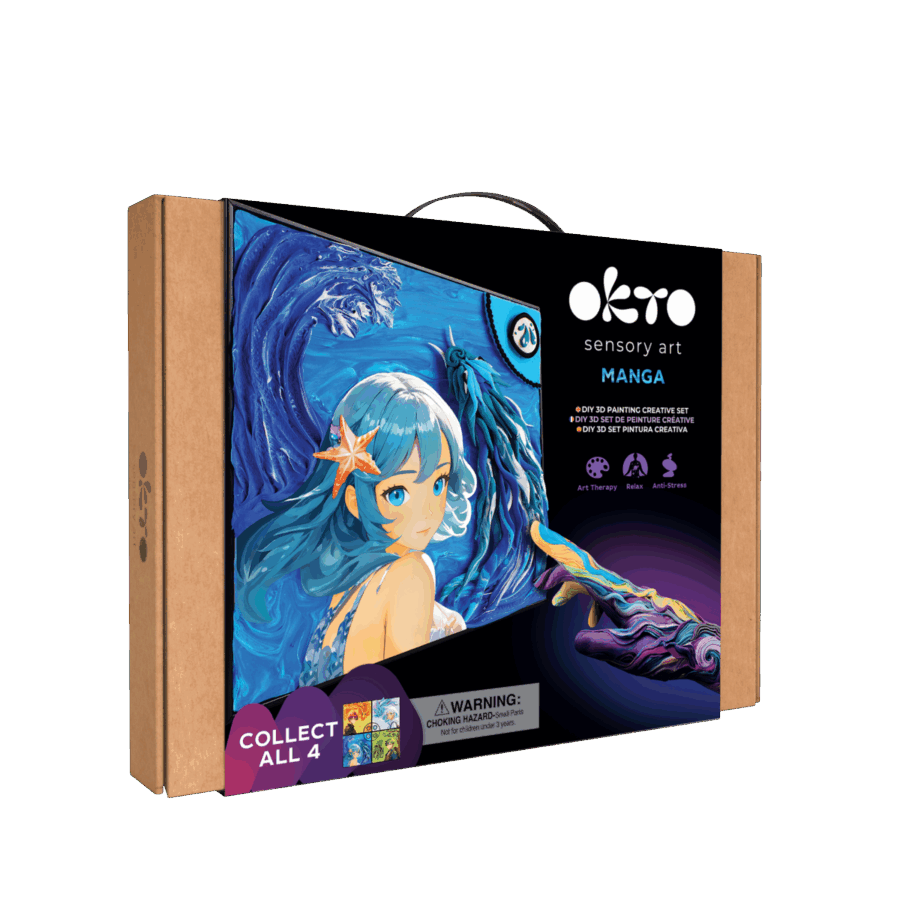 Manga 3D Málverk: Water