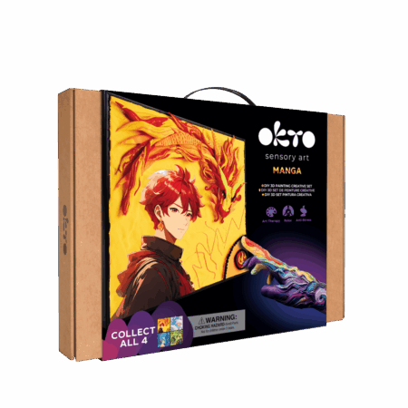 Manga 3D Málverk: Fire
