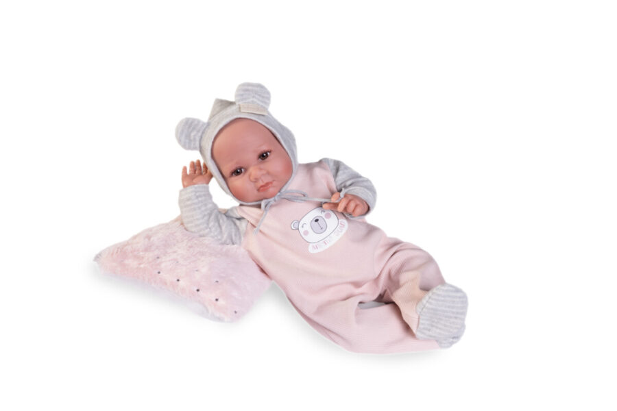 Grátandi dúkka með mjúkum búk - Eydís 42 cm - Image 6