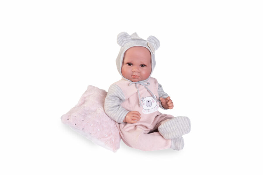 Grátandi dúkka með mjúkum búk - Eydís 42 cm
