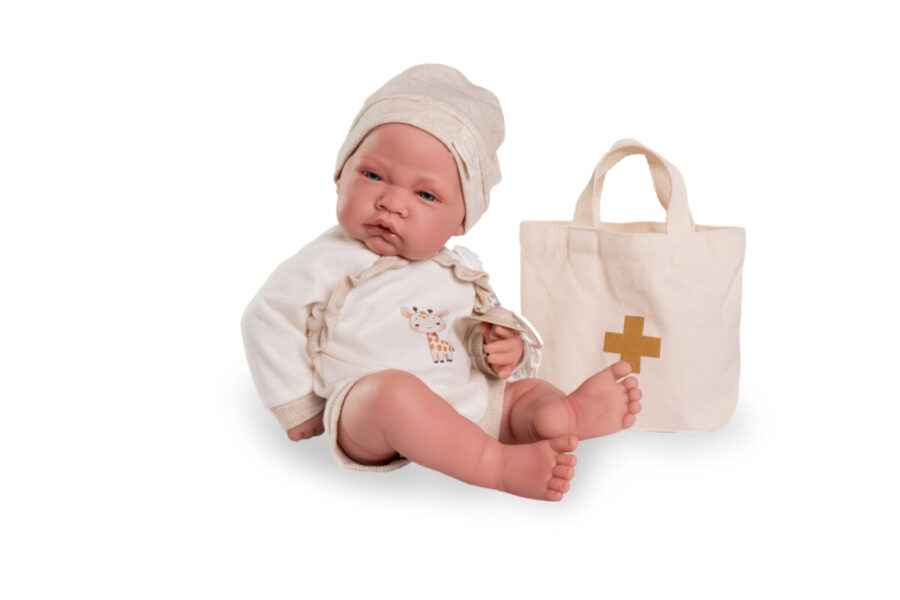 Newborn Dúkka - Aron Læknir - 42cm - Image 4