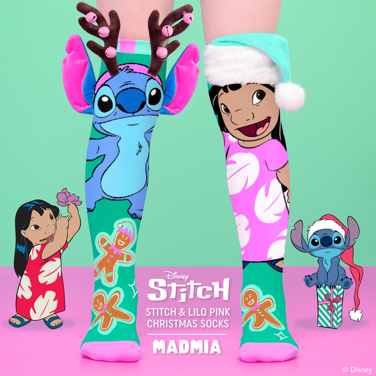 Lilo & Stitch Piparkökukall - Jólasokkar - Image 3