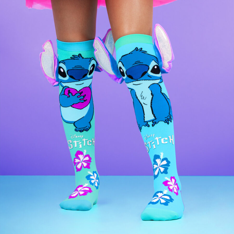 Stitch Silfur Sokkar