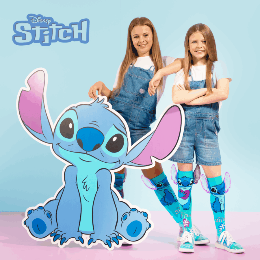 Stitch Silfur Sokkar - Image 4