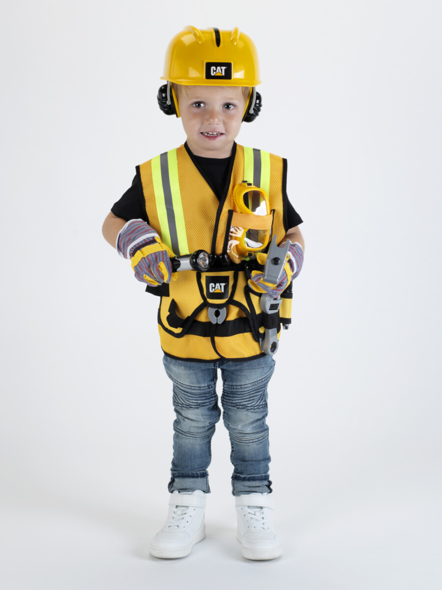 CAT Byggingarverkamaður Búningur 3-6 ára - Image 4