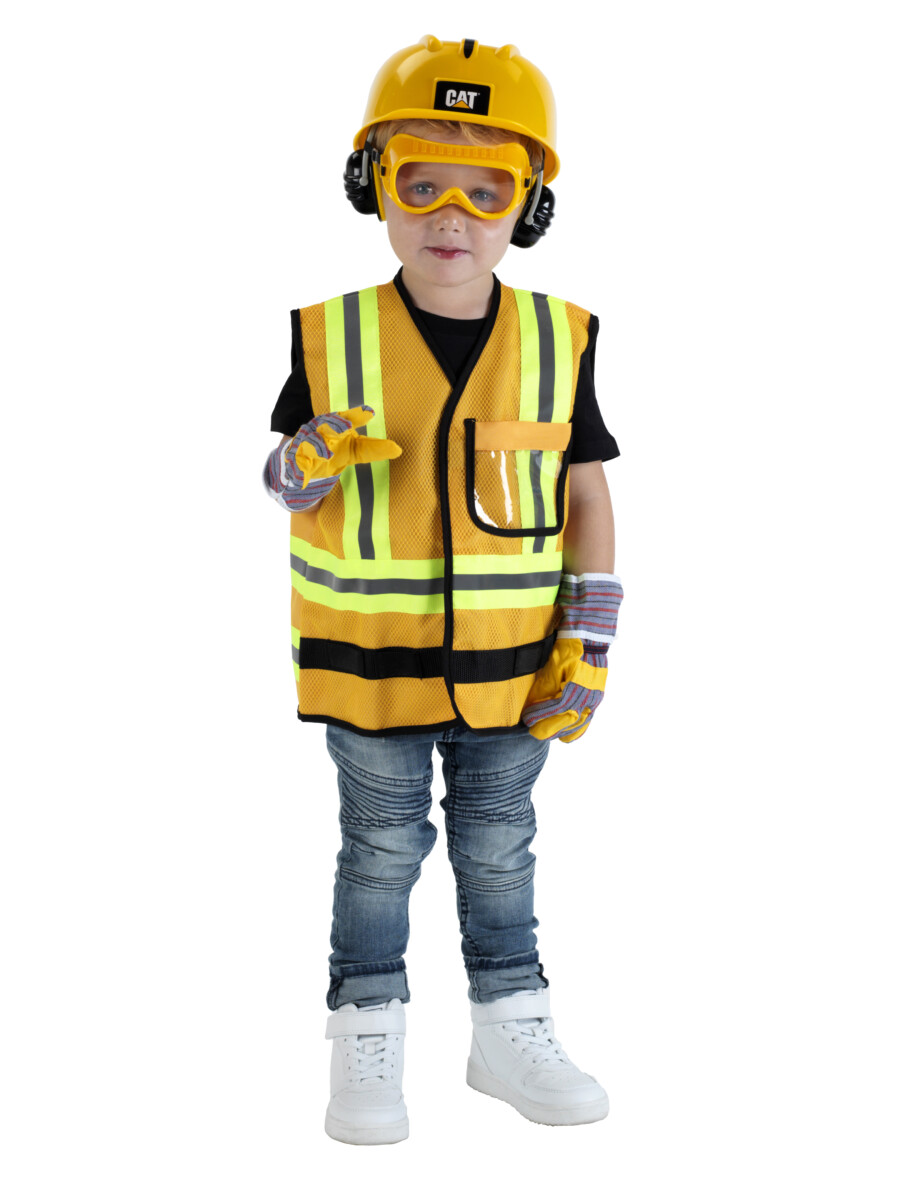 CAT Byggingarverkamaður Búningur 3-6 ára - Image 3