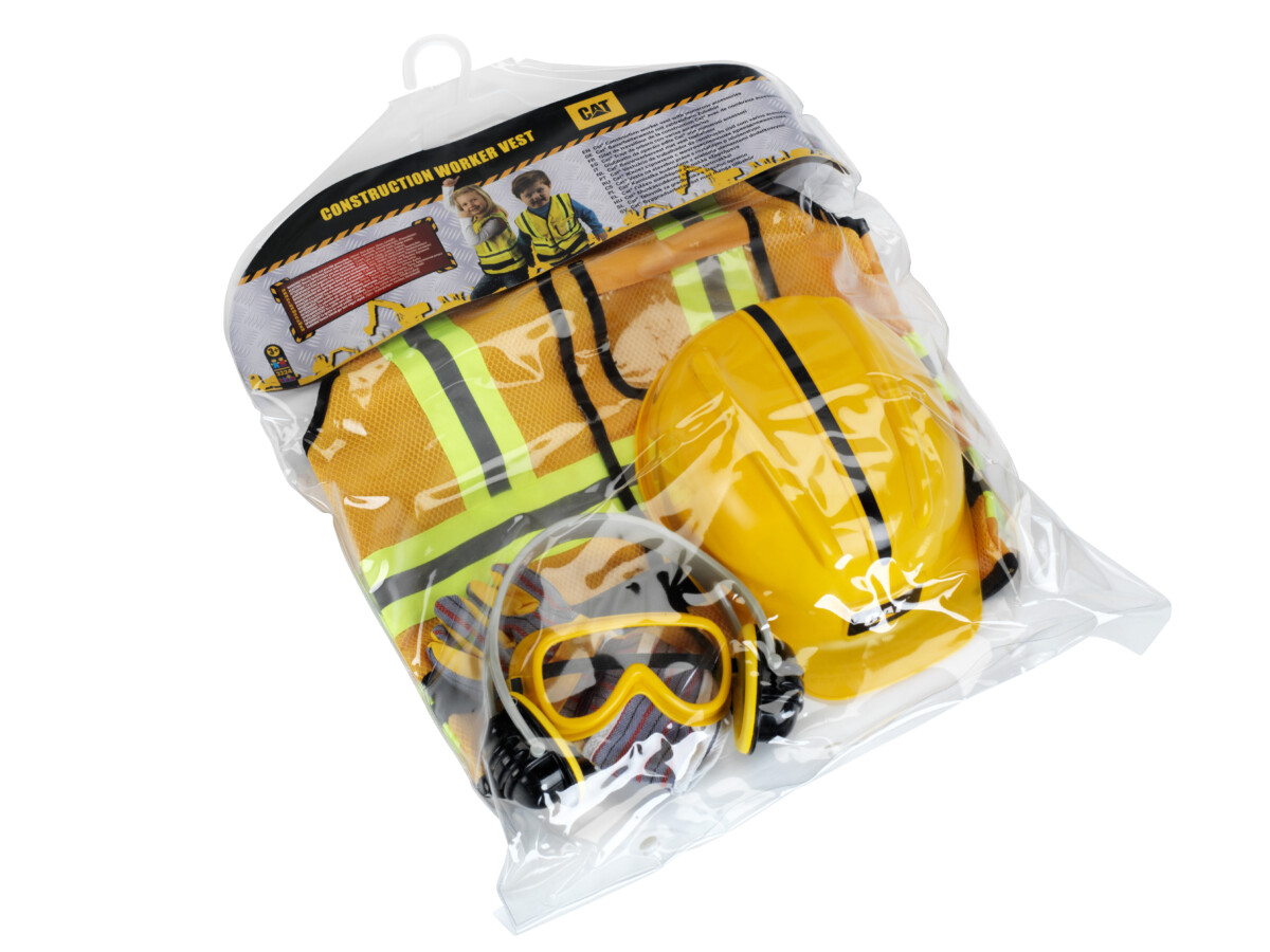 CAT Byggingarverkamaður Búningur 3-6 ára - Image 6