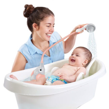 Elephant Baby Shower - Sturtuhaus fyrir ungabörn - Bleikt