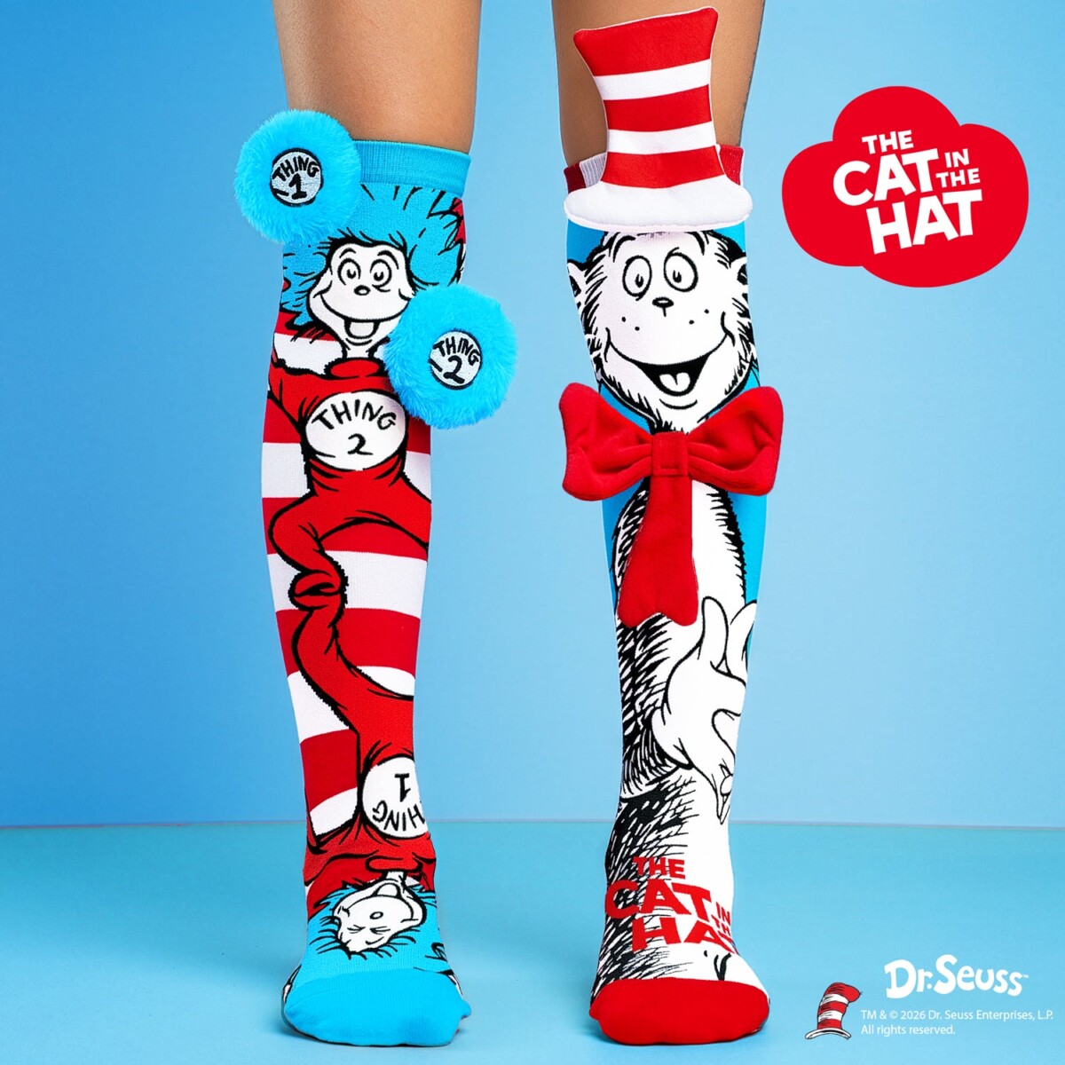 Cat in The Hat sokkar