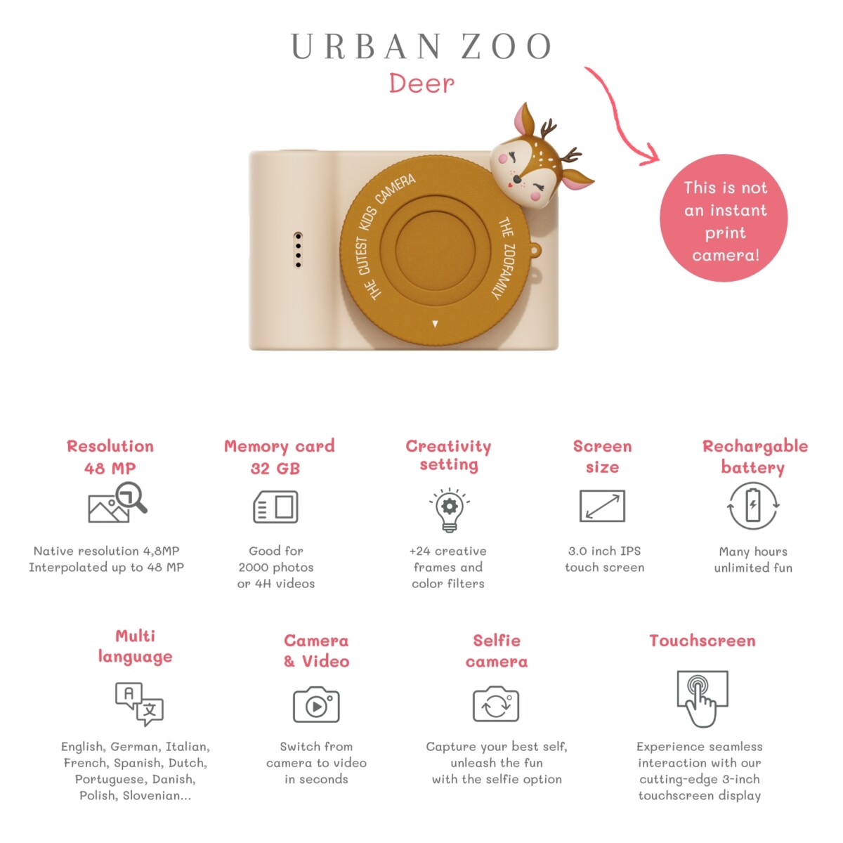 Barnamyndavél - Urban Zoo - Dádýr - Image 9