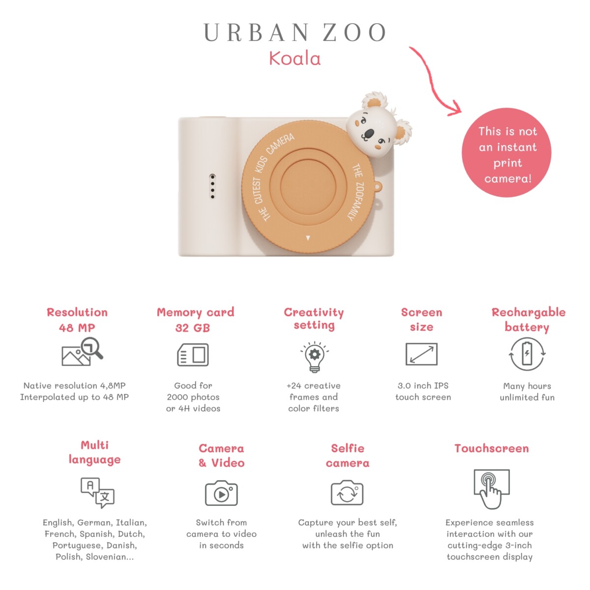 Barnamyndavél - Urban Zoo - Koala - Image 6